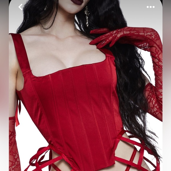 Dolls Kill Other - UNHOLY lingerie set XL / .— Corset Crinoline Burlesque